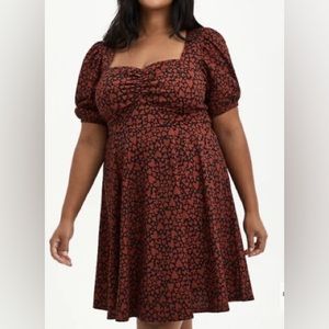 Torrid Size 6 Heart Print Skater Dress Worn a few times